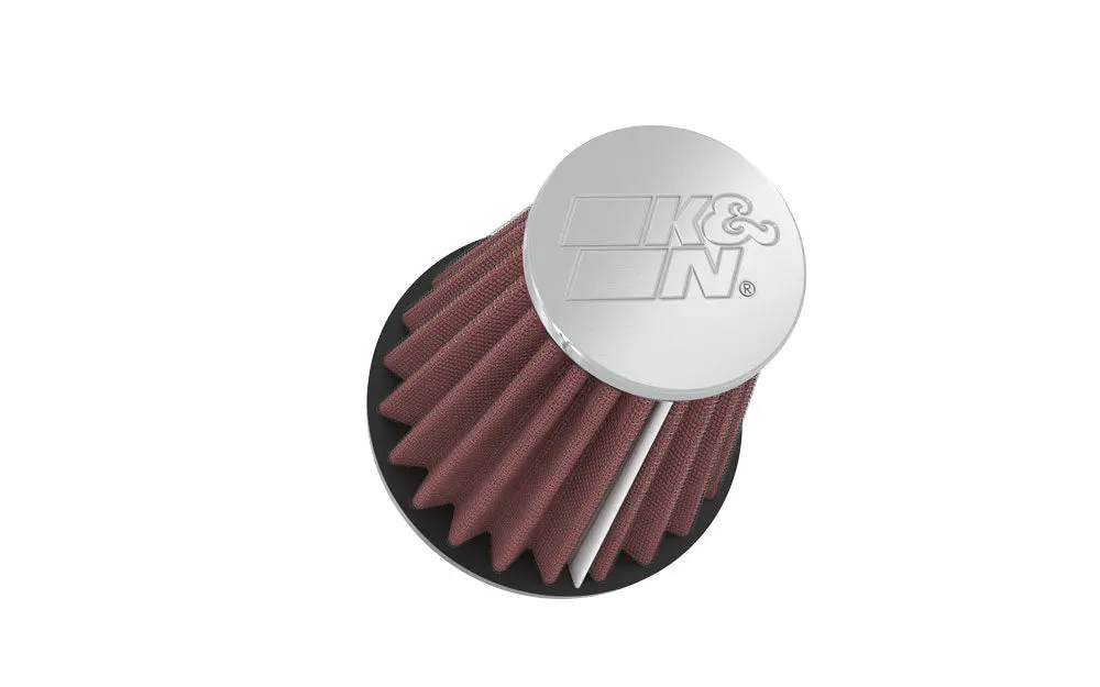 K&N - Universal Clamp-On Air Filter - 2-1/4"Flg, 3-1/2"B, 2"T, 4"H (Rc-1250) 1