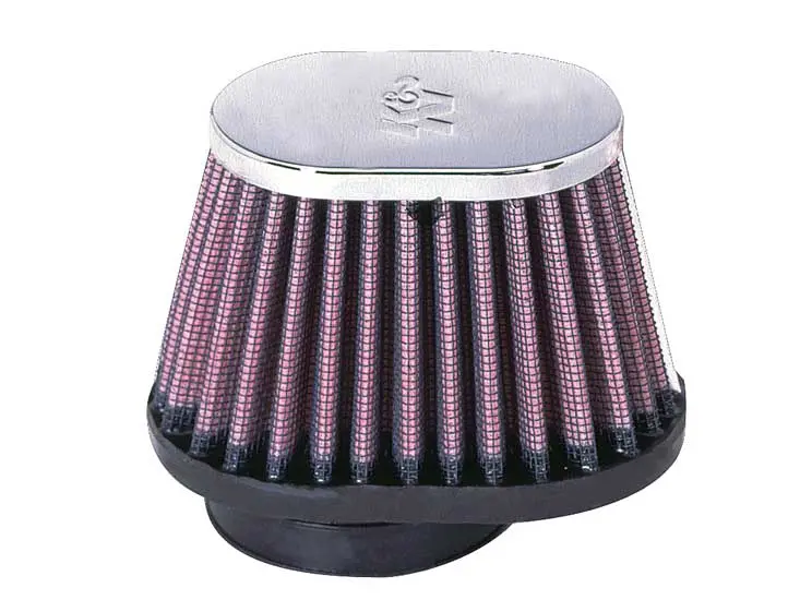 K&N - Universal Clamp-On Air Filter - 2"Flg, 4 X 2-23/32"B, 3 X 2"T, 2-3/4"H, Oval (Rc-1820) 1