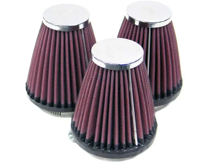 K&N - Universal Clamp-On Air Filter - 2-1/8"Flg,3-1/2"B,2"T,4"H (3 Per Box) (Rc-1923) 1