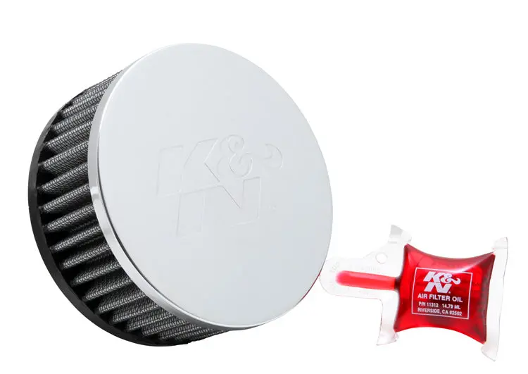 K&N - Universal Clamp-On Air Filter - 2-1/4" O/S Flg, 4-1/2"Od, 2"H (Rc-1950) 1