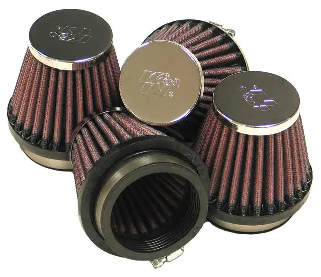 K&N - Universal Clamp-On Air Filter - 2-1/8"Flg,3"B,2"T,2-3/4"H (4 Per Box) (Rc-2344) 1