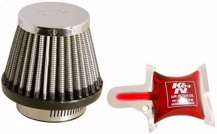 K&N - Universal Clamp-On Air Filter - 1-11/16"Flg, 3"B, 2"T, 2-3/8"L (Rc-2490) 1