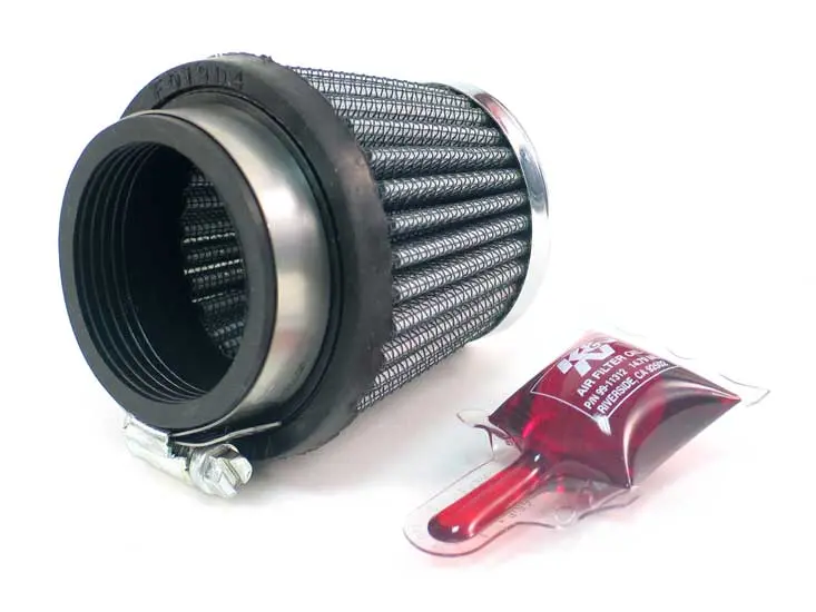 K&N - Universal Clamp-On Air Filter - 1-15/16"Flg, 3"B, 2"T, 2-1/2"L (Rc-2500) 1
