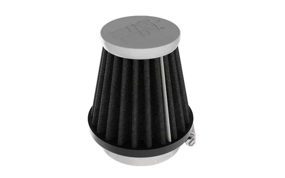 K&N - Universal Clamp-On Air Filter - 1-15/16" Flg, 3" B, 2" T, 3" H (Rc-3122Hbk) 1