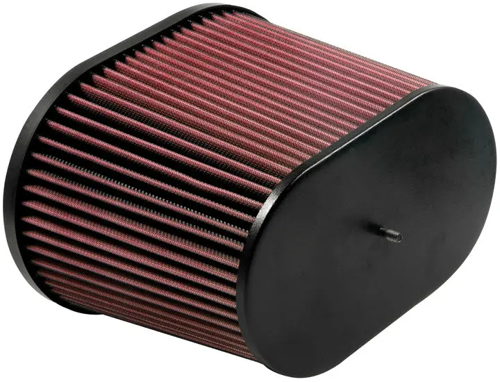 K&N - Oval Universal Air Filter - 3-11/16"Flg, 10" X 7"B, 9" X 5-3/8"T, 7-7/8"H W/ Stud (Rc-5178) 1