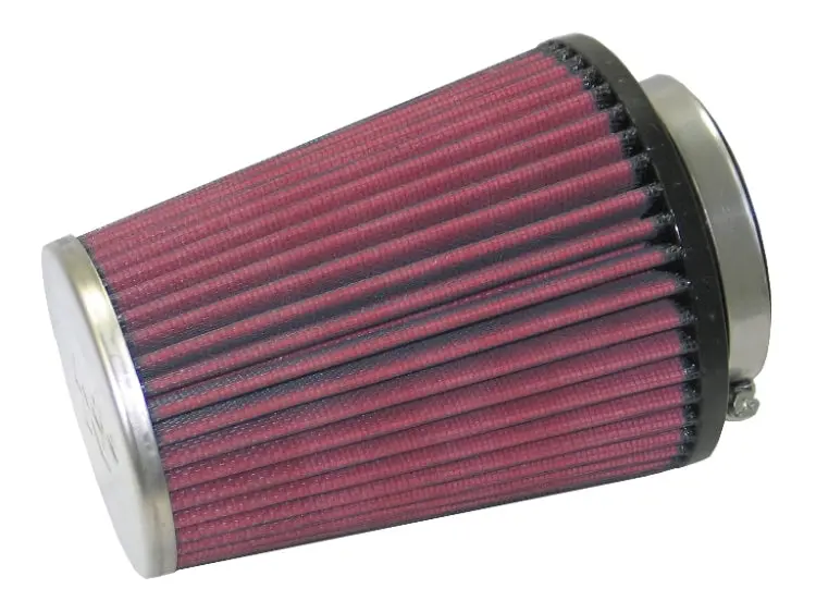 K&N - Universal Clamp-On Air Filter - 64Mm Flg Id, 118Mm B Od, 89Mm T Od, 151Mm H (Rc-9360) 1