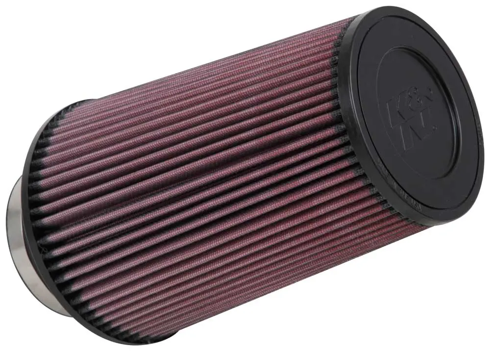 K&N - Universal Clamp-On Air Filter - 3-1/2"Id Flg, 6"B, 4-5/8"T, 9"H (Re-0920) 1
