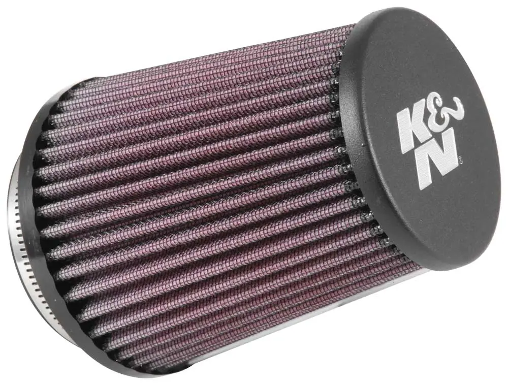 K&N - Universal Clamp-On Air Filter - 3"Flg; 4-1/2" Od B, 2-1/4" H - Black Top (Re-5286) 1
