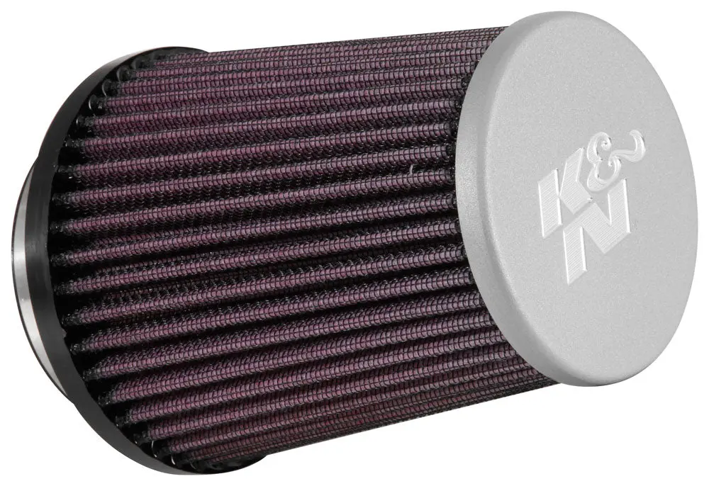 K&N - Universal Clamp-On Air Filter - 3"Flg; 4-1/2" Od B, 2-1/4" H - Silver Top (Re-5287) 1
