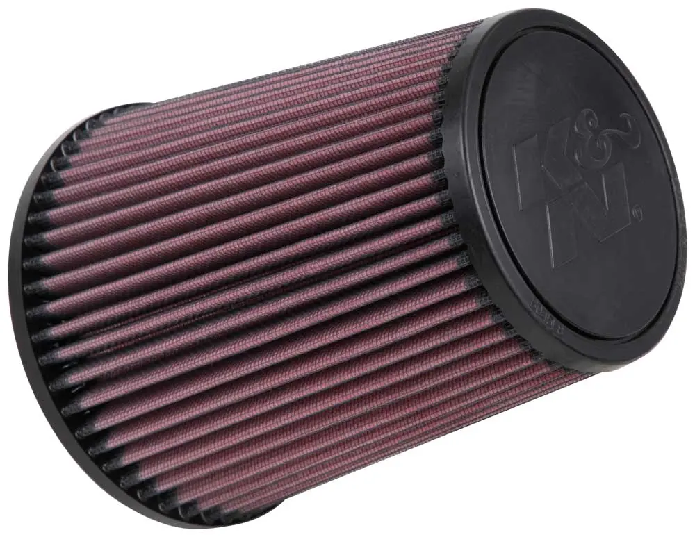 K&N - Universal Clamp-On Air Filter - 4"Flg, 6"B, 4-1/2"Ru.Tp, 7"H (Rf-1015) 1