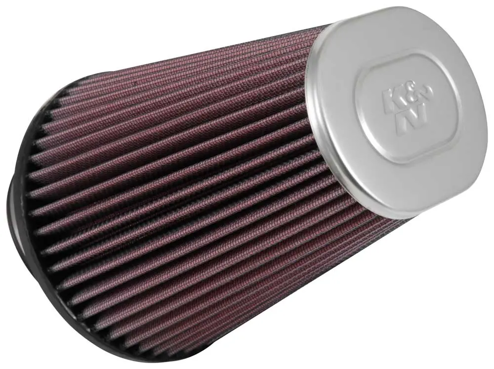K&N - Universal Clamp-On Air Filter - 3-1/2 "10 Deg Flg, 5-3/4"B, 4-1/2" X 3-1/4"T, 7"H (Rf-1033) 1