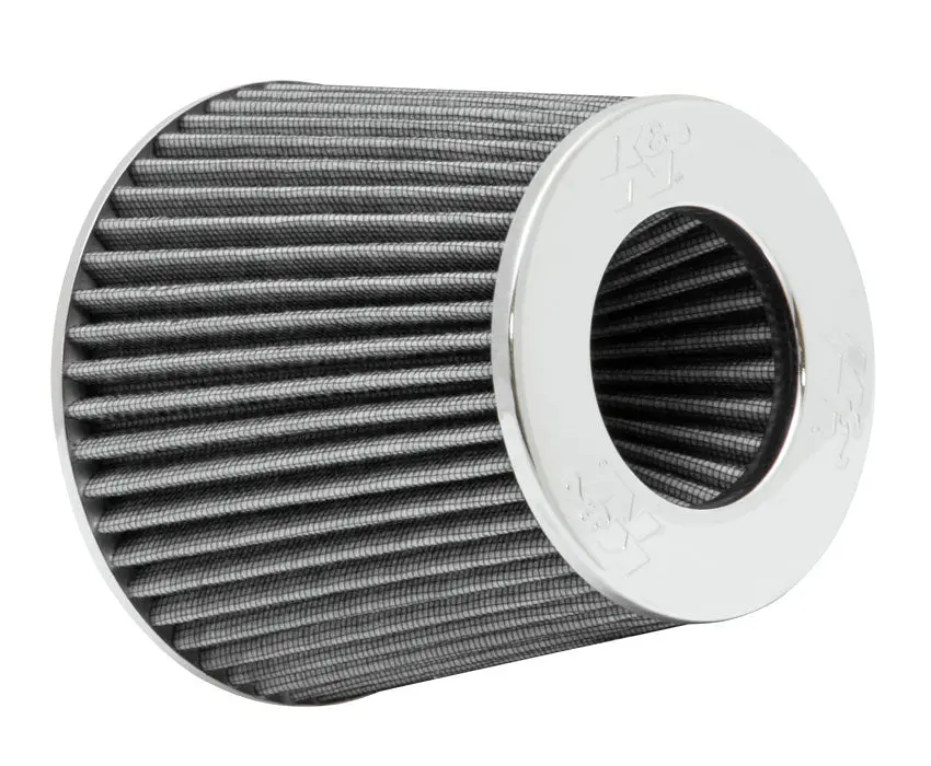 K&N - Universal Clamp-On Air Filter - 6" Od B X 5.5"H W/4", 3-1/2", 3"Dia Flg W/Inverted Filter Top (Rg-1001Wt) 1