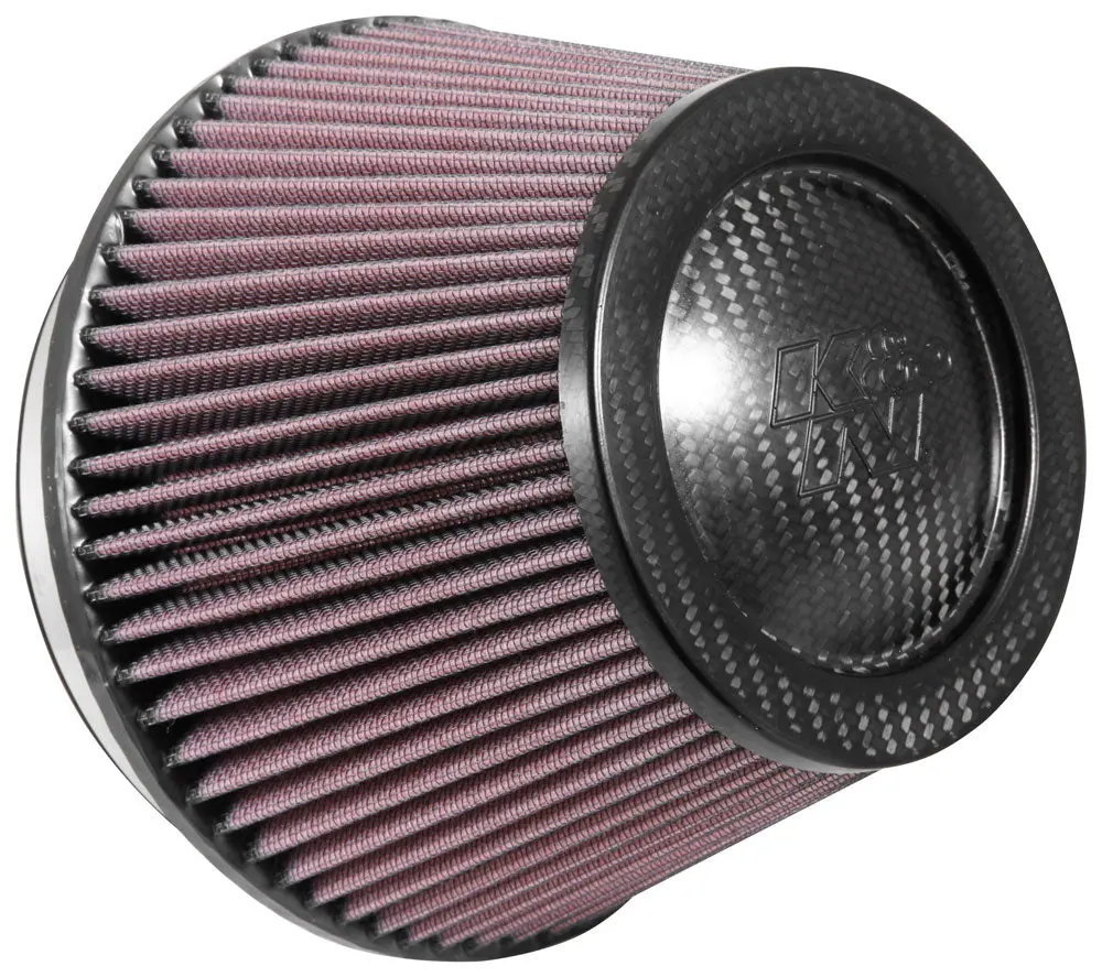 K&N - Universal Air Filter - Carbon Fiber Top - 6"Flg, 7-1/2"B, 5-1/8"T, 5"H (Rp-2960) 1
