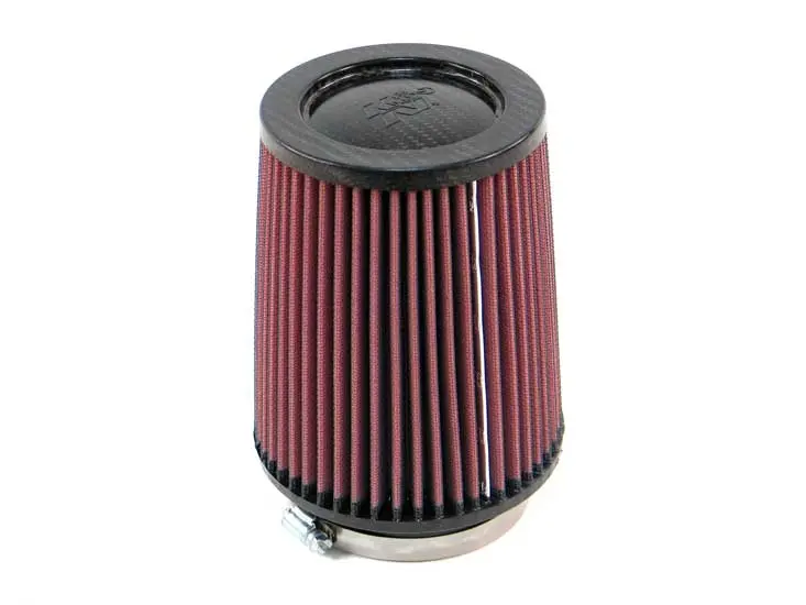 K&N - Universal Air Filter - Carbon Fiber Top - 3-1/2"Flg, 5-1/2"B, 4-1/2"T, 6-1/2"H (Rp-4630) 1