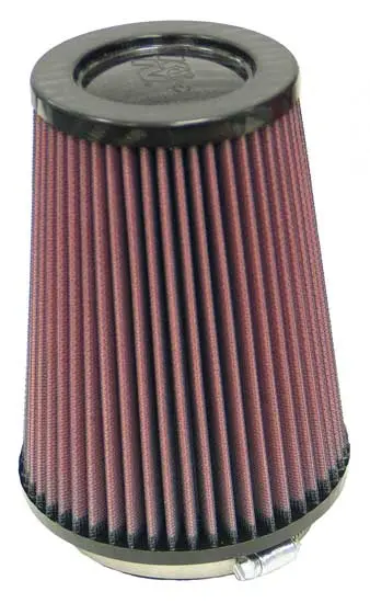 K&N - Universal Air Filter - Carbon Fiber Top - 4"Flg, 5-3/8"B, 4"T, 7"H (Rp-4970) 1