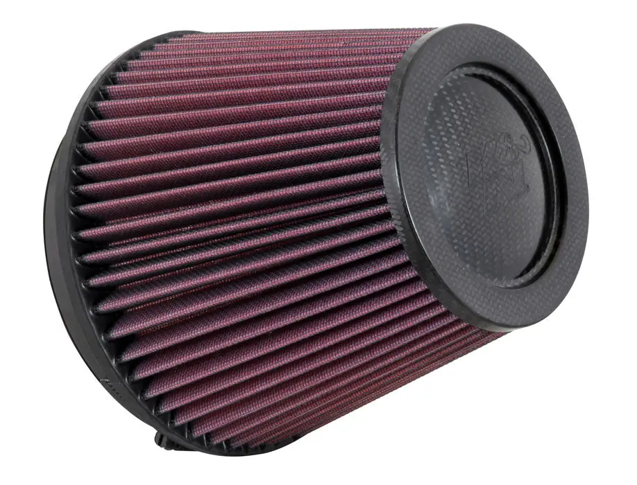 K&N - Universal Air Filter - Carbon Fiber Top - 6"Flg, 7-1/2"B, 5"T, 6"H (Rp-5168) 1