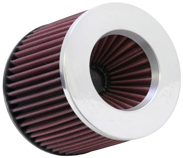 K&N - Reverse Conical Universal Air Filter - 3"Flg, 6"B, 5-1/4"T, 5"H; Polished Top (Rr-3003) 1