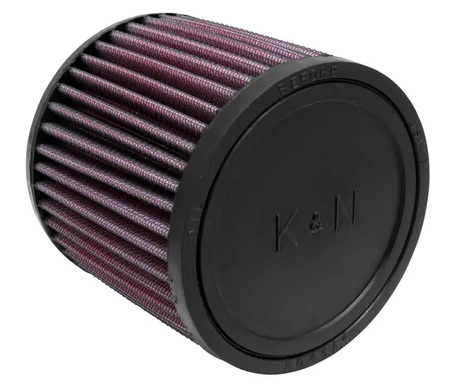 K&N - Universal Clamp-On Air Filter - 2-7/16"Flg, 4-1/2"Od-B, 4-5/16 Od-T, 4"H (Ru-0830) 1