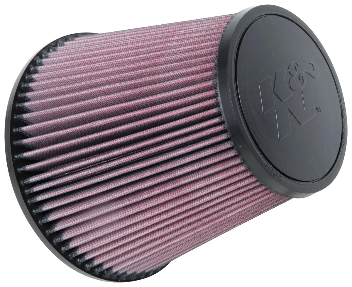 K&N - Universal Clamp-On Air Filter - 3-7/8"Flg, 7-1/2"B, 5"T, 7"H (Ru-1029) 1