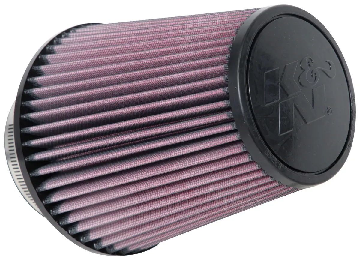 K&N - Universal Clamp-On Air Filter - 4"Flg, 6-1/2"B, 4-1/2"T, 7"H (Ru-1032) 1