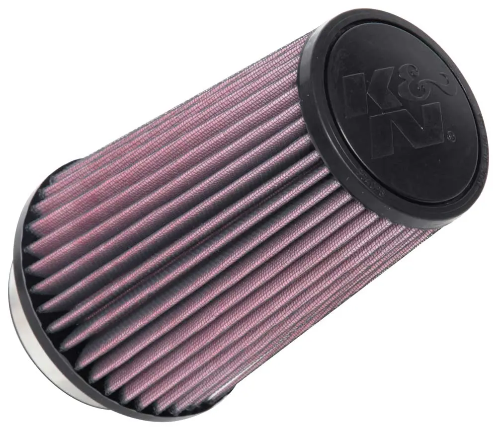 K&N - Universal Clamp-On Air Filter - 3-1/2"Flg, 5-1/2"B, 4"T, 8"H (Ru-1045) 1