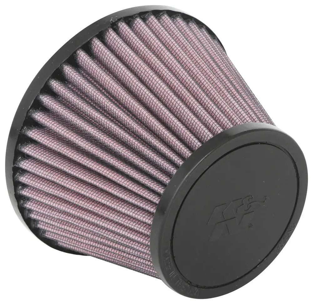 K&N - Universal Clamp-On Air Filter - 2-3/8"Flg, 5-7/32"B Od, 3-1/2"T Od, 3-3/4"H (Ru-1624) 1