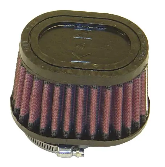 K&N - Universal Clamp-On Air Filter - 2"Flg O/S, 4" X 3", 2-3/4"H, Oval (Ru-1820) 1