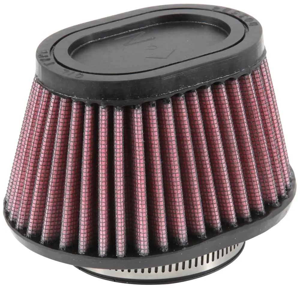 K&N - Universal Clamp-On Air Filter - 2-7/16"Flg, 4-1/2" X 3-3/4"B, 3-1/2" X 2-1/2"T, 2-3/4"H (Ru-2780) 1