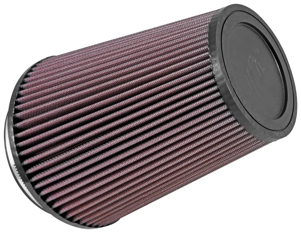 K&N - Universal Clamp-On Air Filter - 5"Flg. 6-1/2"B, 4-3/8"T, 8"H (Ru-2805Xd) 1