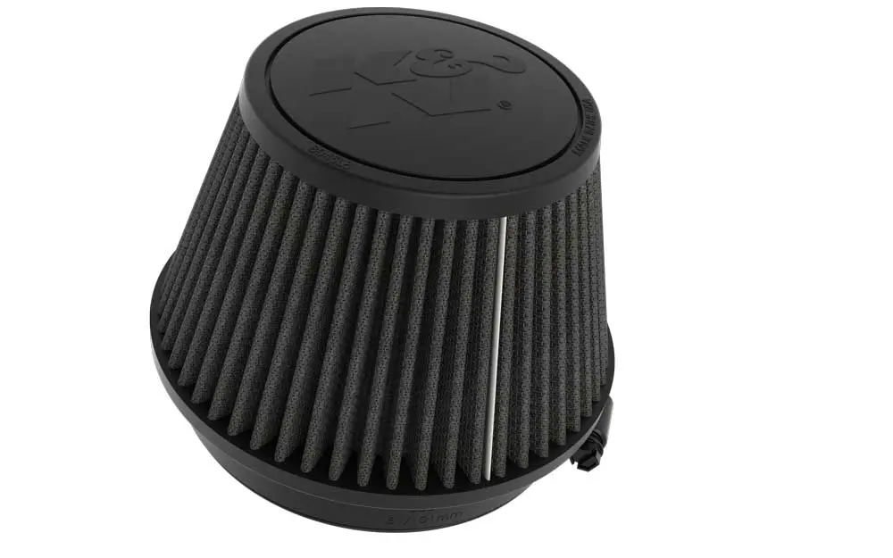 K&N - Universal Clamp-On Air Filter - 5"Flg, 6-1/2" B, 4-1/2" T, 4" H (Ru-3120Hbk) 1