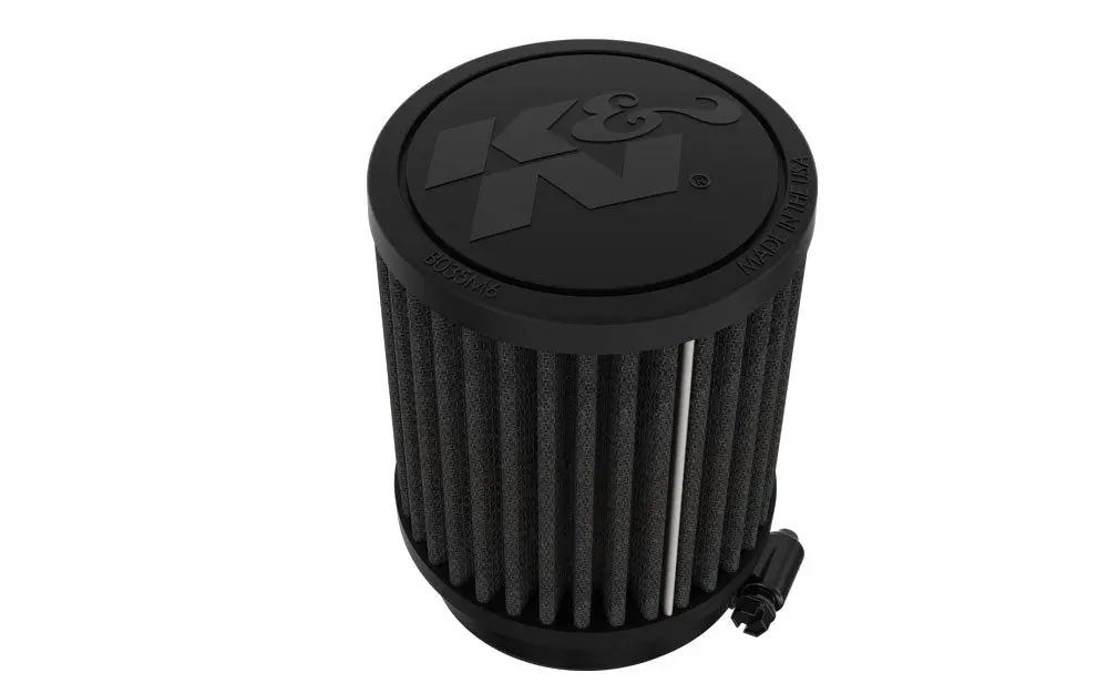 K&N - Universal Clamp-On Air Filter - 2-1/2" 5 Deg Flg, 3-1/2: Od; 4" H (Ru-3125Hbk) 1