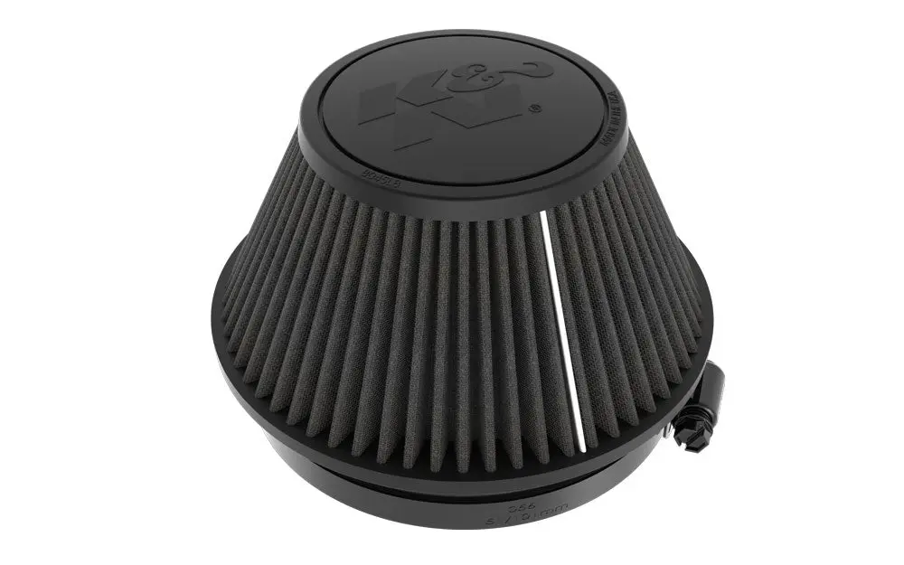 K&N - Universal Clamp-On Air Filter - 6"Flg, 7-1/2"B, 4-1/2"T, 4"H (Ru-3129Hbk) 1