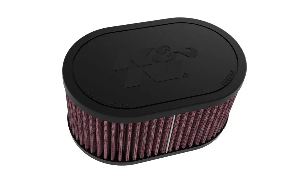 K&N - Universal Clamp-On Air Filter - 2-1/8" Dual Flg, 6-1/4 X 4"Od,3"H (Ru-3510) 1