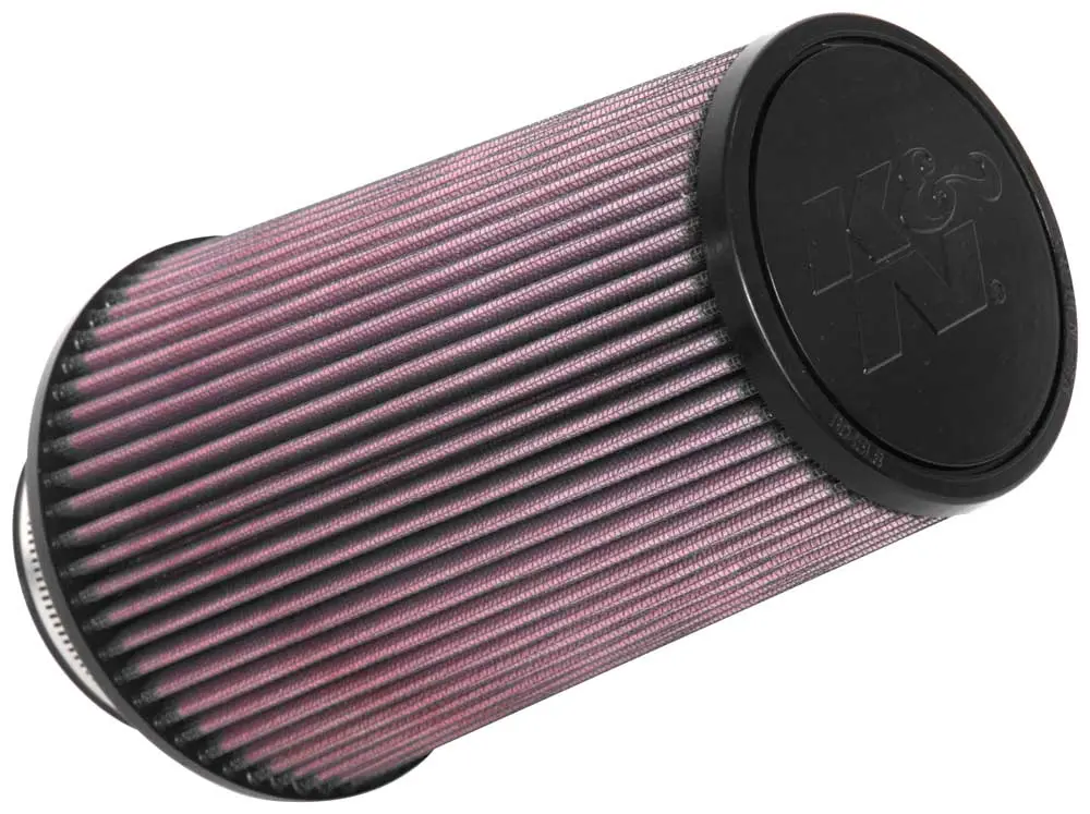 K&N - Universal Clamp-On Air Filter - 3-1/2"Flg, 6"B, 4-1/2"T, 9"H (Ru-3690) 1