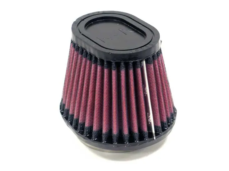 K&N - Universal Clamp-On Air Filter - 2-7/16"Flg, 4-1/2" X 3-3/4"B, 3-1/2" X 2-1/2"T,3-1/2"H, Oval (Ru-3780) 1