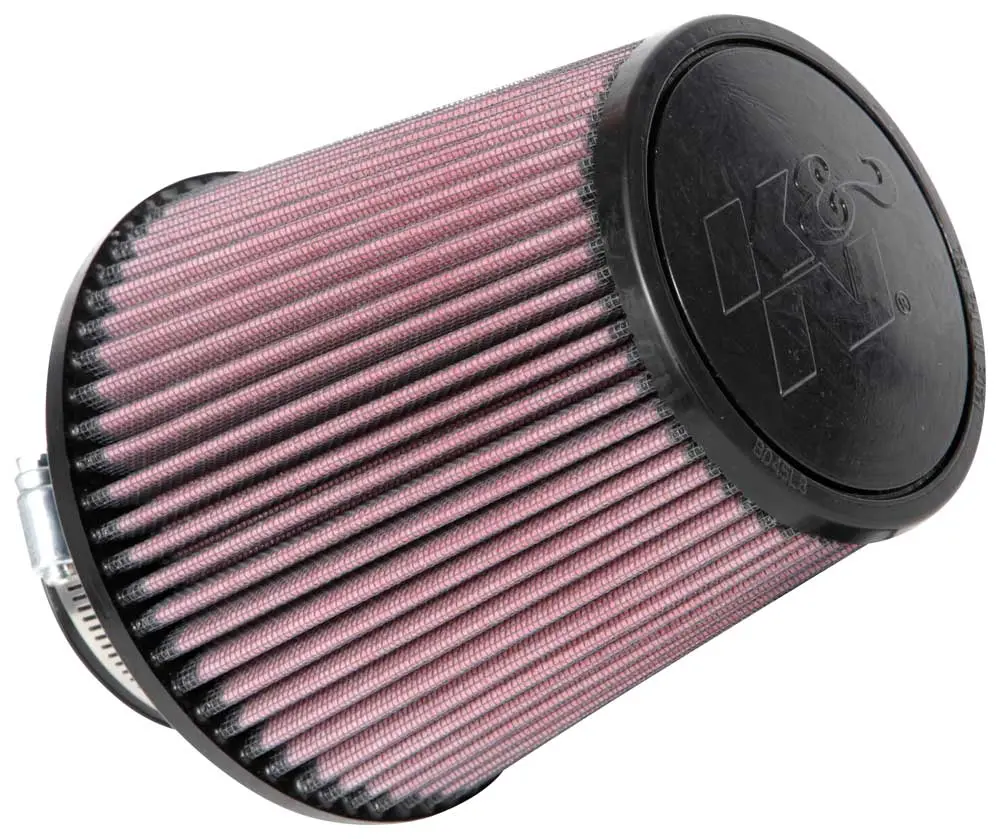 K&N - Universal Clamp-On Air Filter - 3"Flg, 6"B, 4-1/2"T, 6"H (Ru-4180) 1