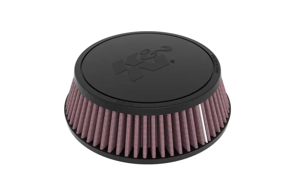 K&N - Universal Clamp-On Air Filter - 4-1/16" Flg, 6-7/8"B, 5-7/8"T, 2-3/16"H, W/Smog Port (Ru-4480) 1
