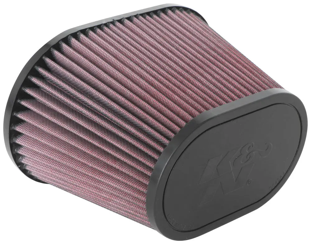K&N - Universal Clamp-On Air Filter - 3-1/2"Flg., 8-1/2 X 5-1/4"B, 6-1/4 X 4"T,5-1/2"H (Ru-5040) 1