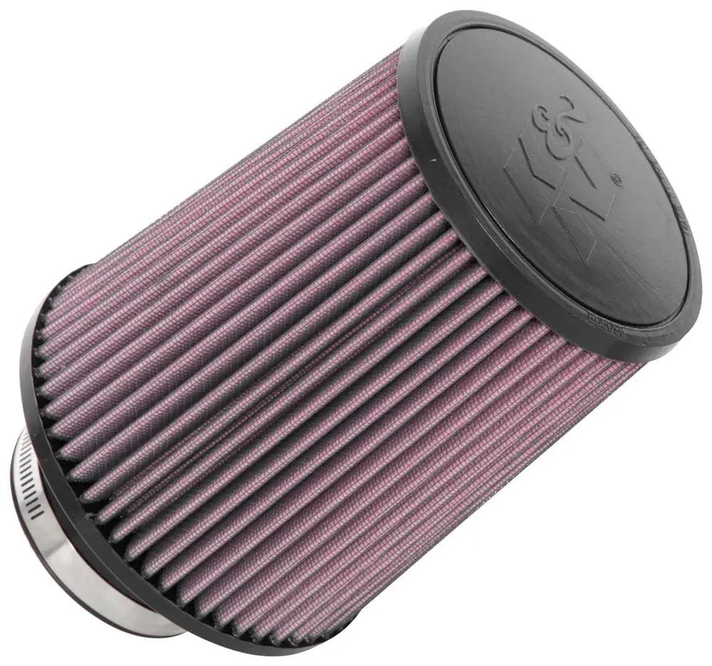 K&N - Universal Clamp-On Air Filter - 3-1/8"Flg, 6"B, 5"T, 7"H (Ru-5100) 1