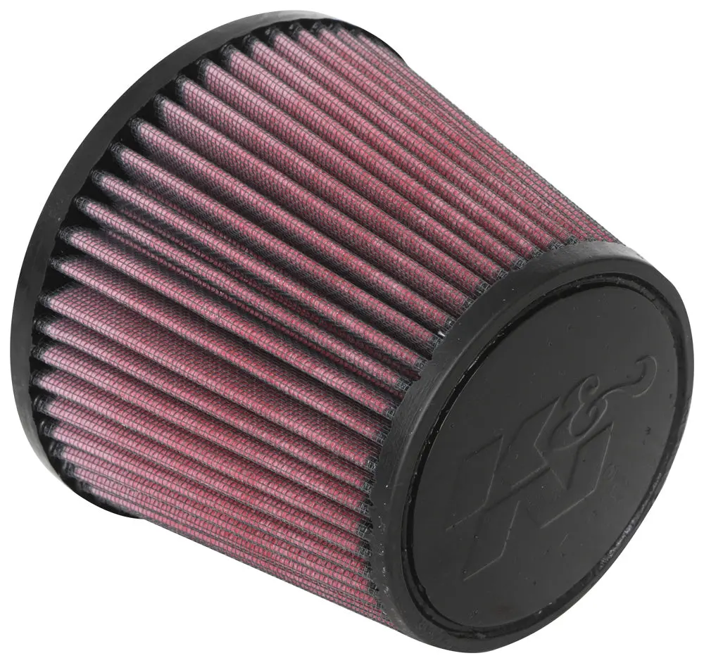 K&N - Universal Clamp-On Air Filter - 2-3/4"Flg, 5-7/8"B, 4-1/2"T, 5"H (Ru-5284) 1