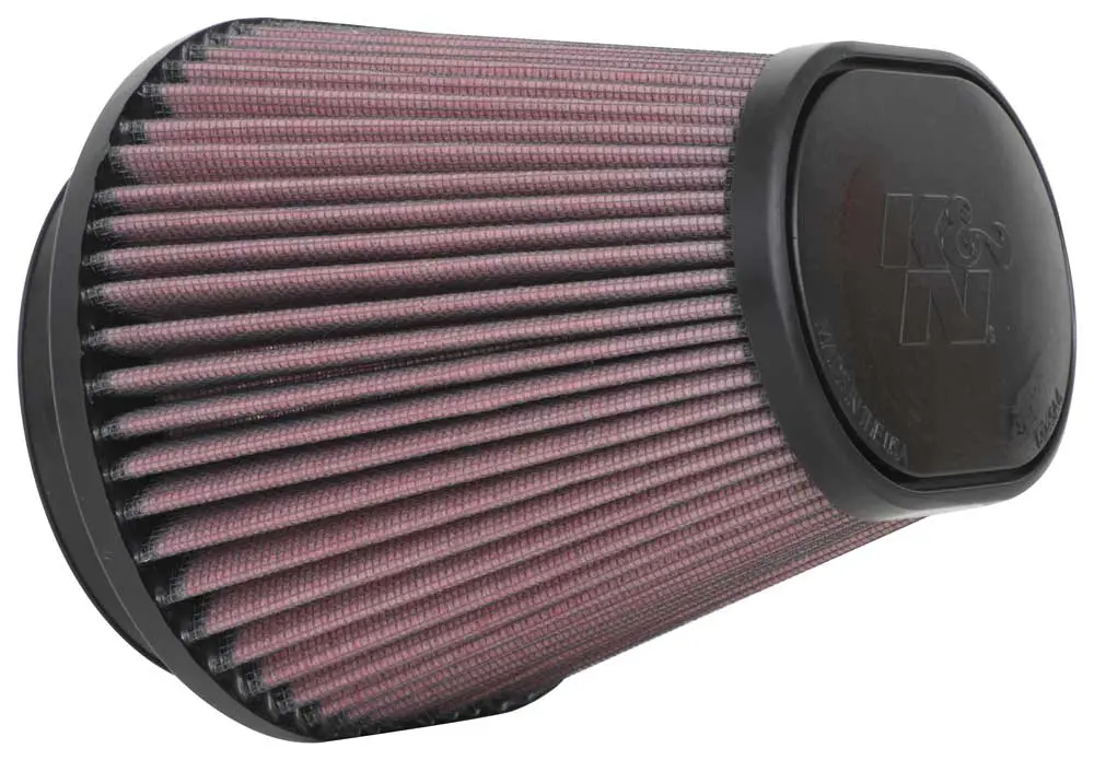 K&N - Universal Clamp-On Air Filter - 100Mm Flg; 174 X 134 B, 114 X 82 T, 127 Mm H (Ru-70031) 1