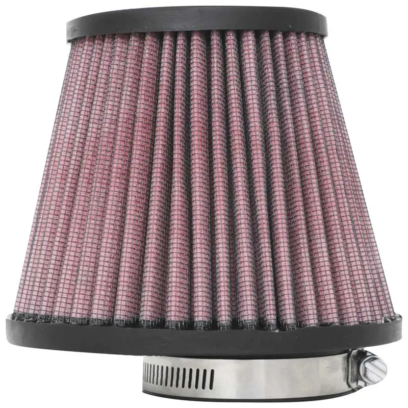 K&N - Universal Clamp-On Air Filter - 2-3/8" Flg X 5-3/16" B X 3-1/2" T X 4-11/32" H (Ru-8490) 1