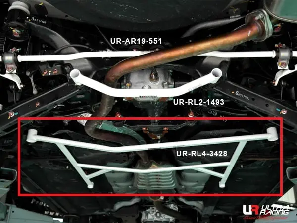 Subaru Impreza Wrx 4D 11+ Ultra-R Rear Lower Bar 1
