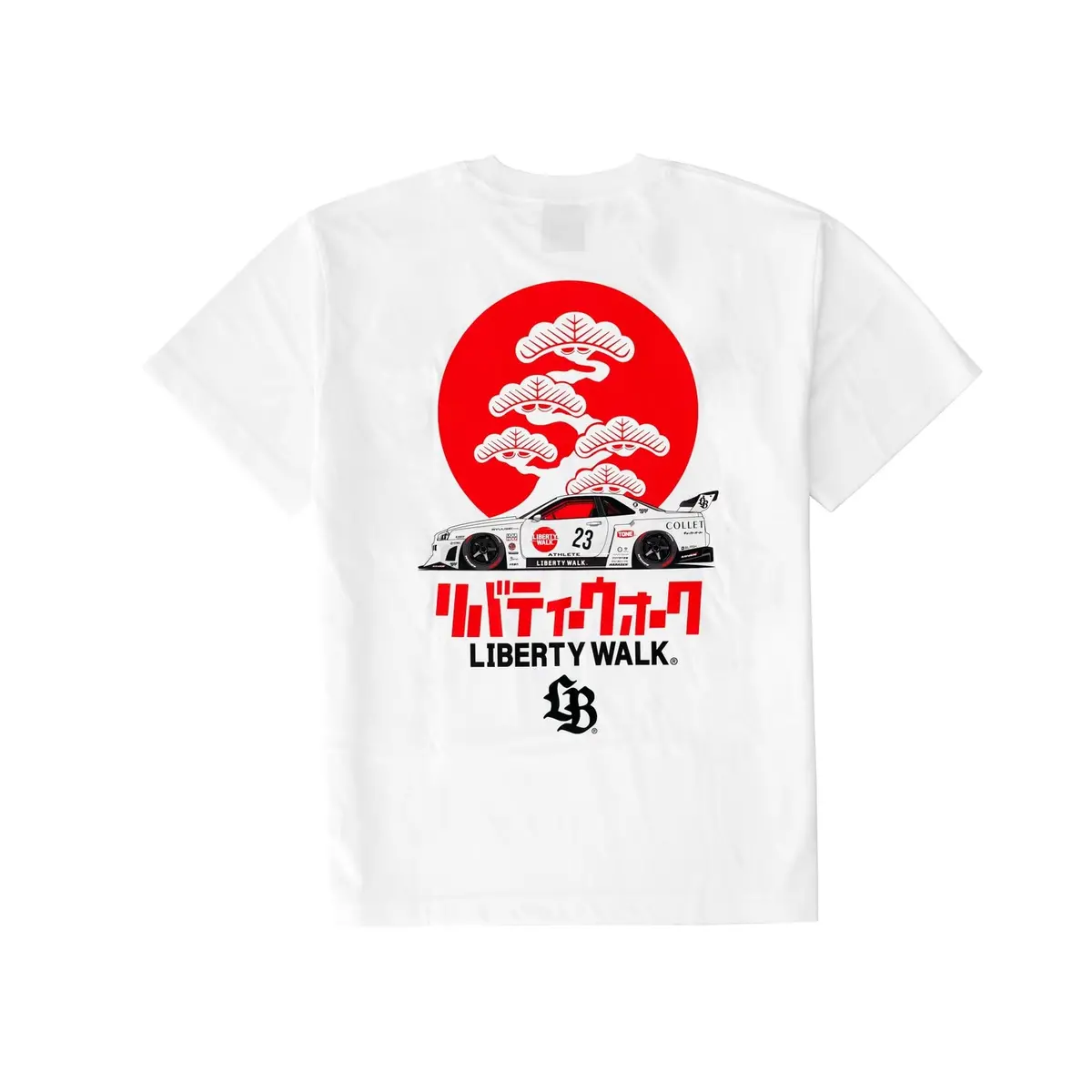 Lb Bonsai Hinomaru Er34 Tee White 1