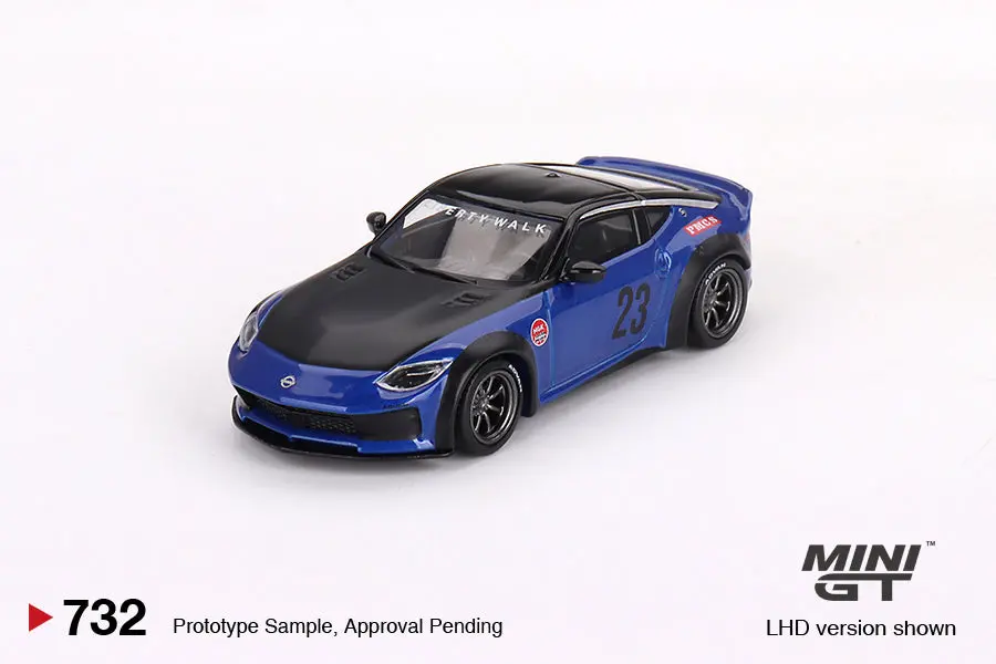 Mini Gt - 1/64 Lb?Nation Nissan 400Z (Serian Blue) 1