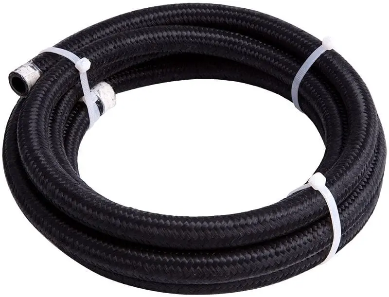 Af450-04-15M Black Braided Lightweight -4An Hose 1