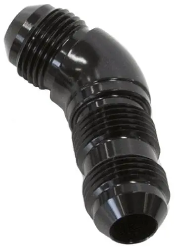 Af Racing -16An Full-Flow 45° Bulkhead Fitting (Af537-16Blk) 1