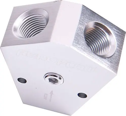 Billet Y-Block Fitting With 1/8" Npt Port – Af451-12S 1