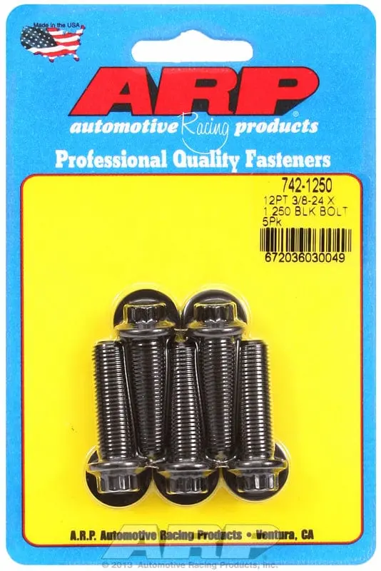 Arp 12-Point Black Oxide Bolt Kit (5-Pack, Ar742-1250) 1