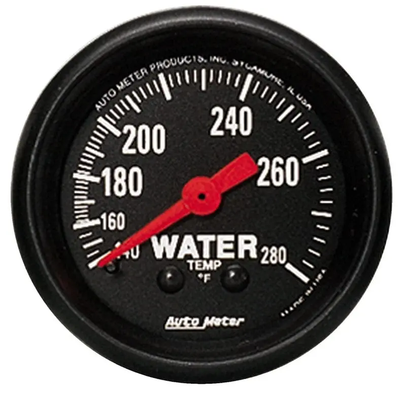 Autometer Z-Series 2-1/16" Water Temperature Gauge (Au2606) 1